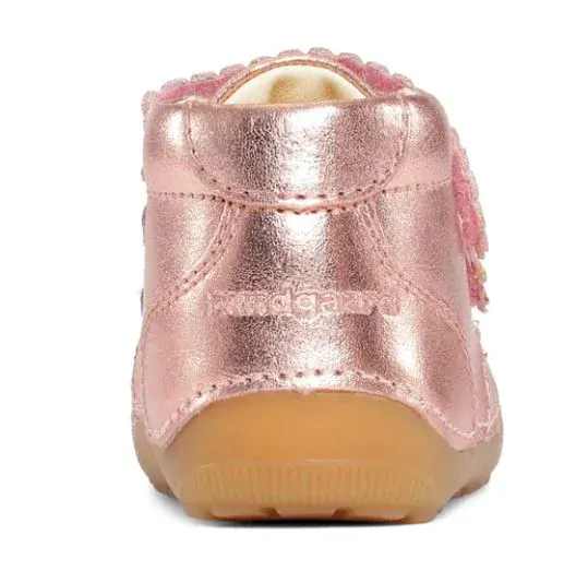 Bundgaard Petit Strap Blonde celoroční kožená obuv Rose Gold BG101164